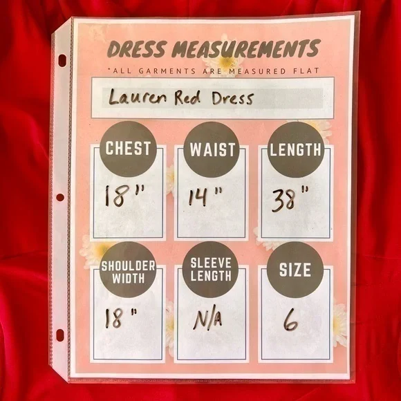 Lauren by Ralph Lauren Red Cap Sleeve Drape Neck Sheath Cocktail Dress Size 6 - Picture 12 of 13